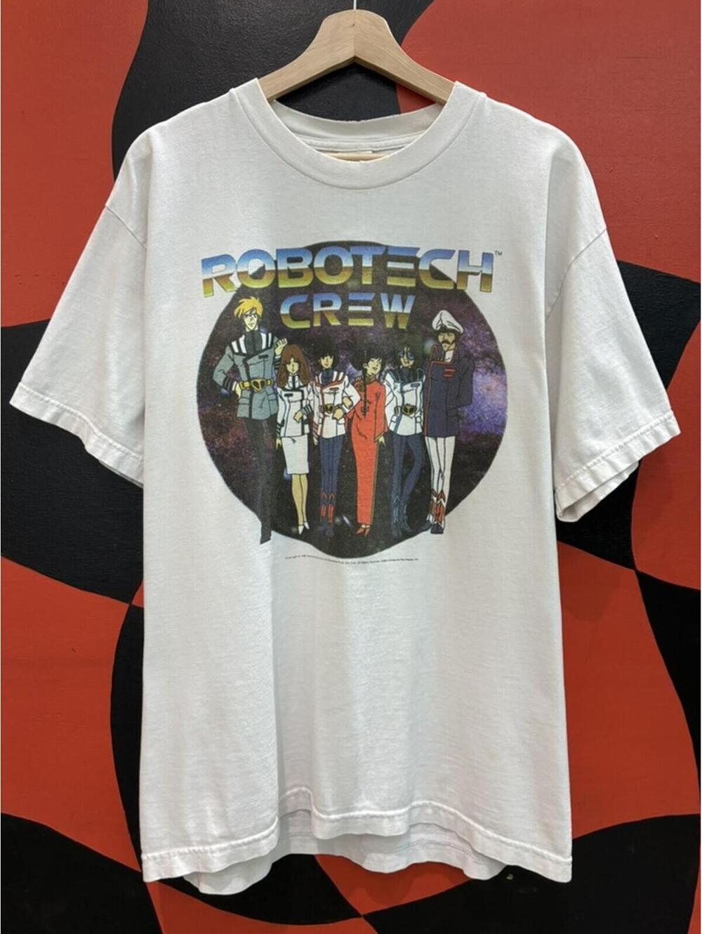 vintage 90s ROBOTECH CREW anime promo AAA L 22x28